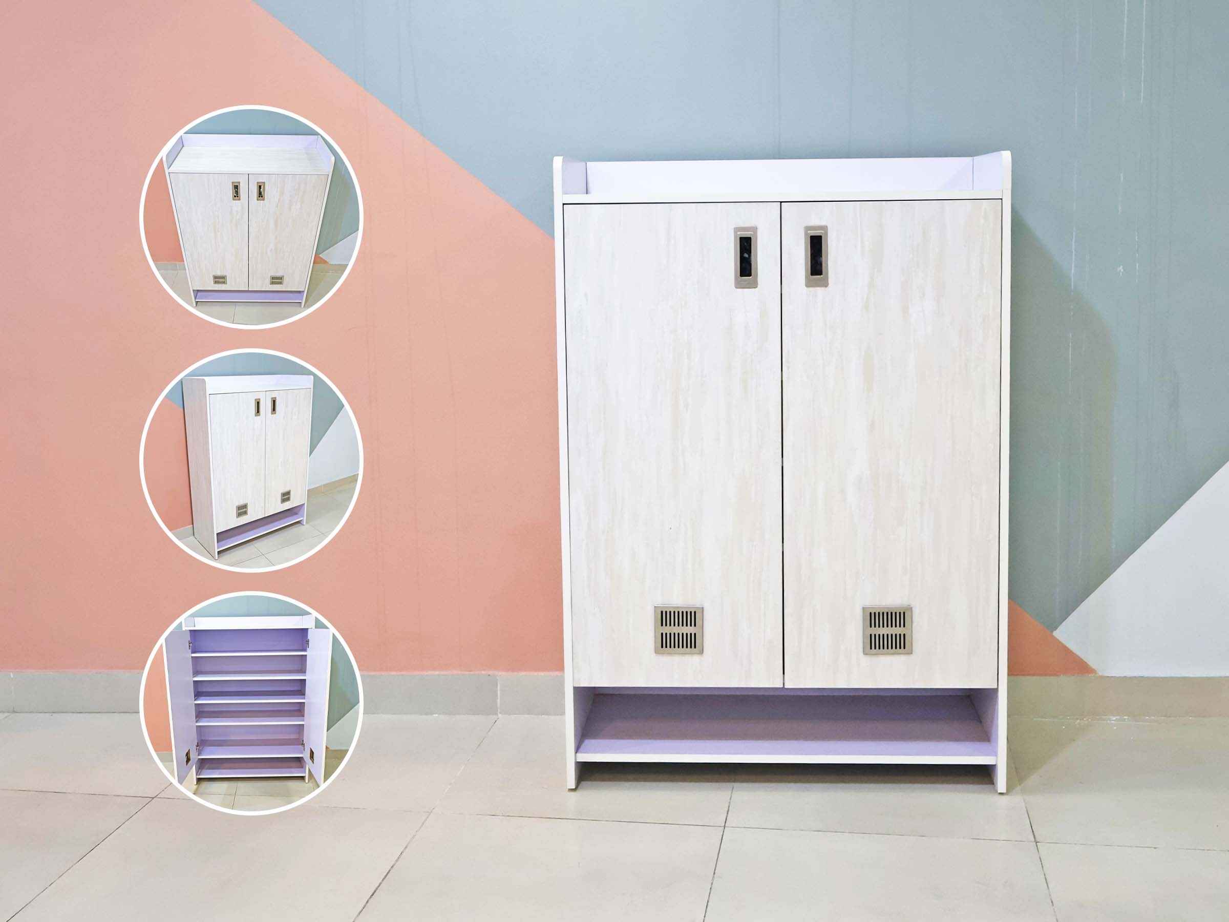Two-Door Shoe Rack