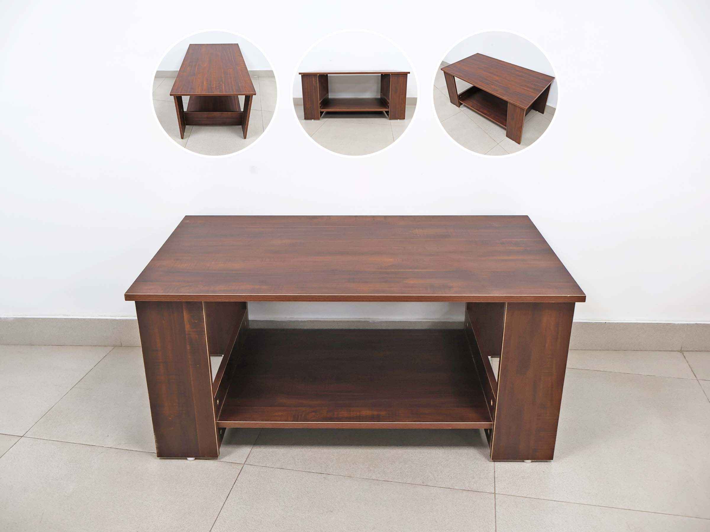 DH TEA TABLE WITH SHELF L ダークブラウン Tea_table_with_base_below.jpg