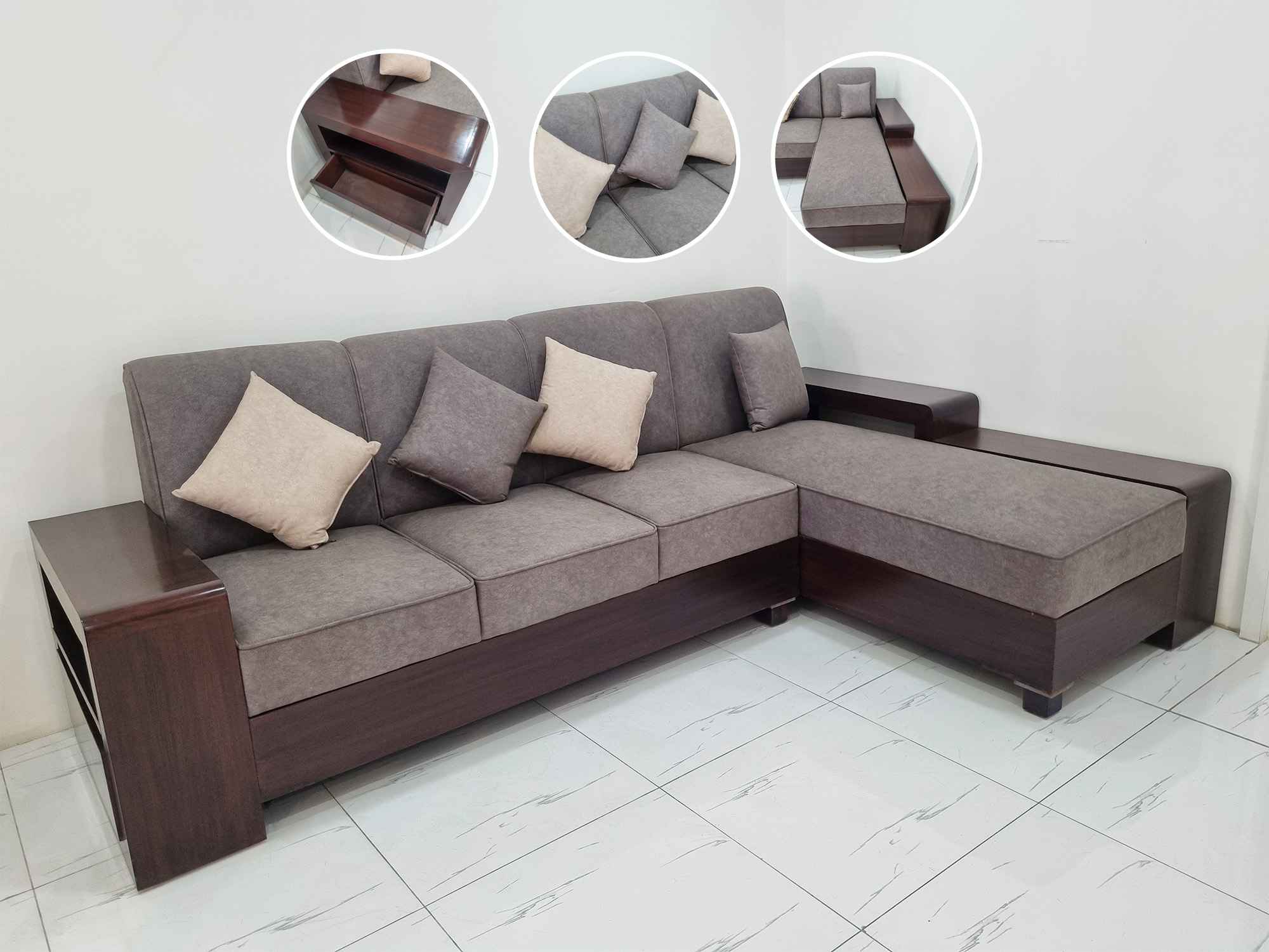 Wooden Bed Design Sofa